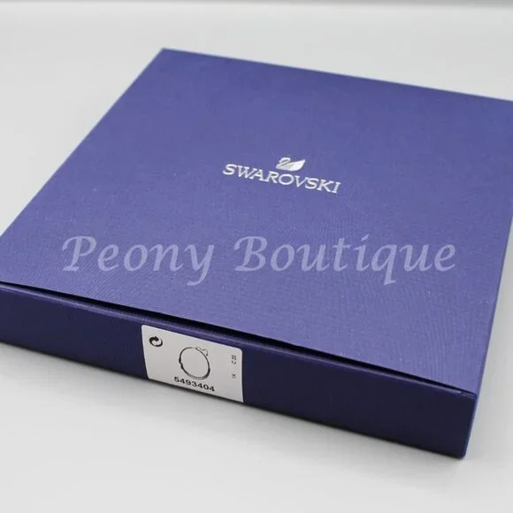 Swarovski 5493404 Nice feather crystal necklace jewelry elegant fashion silver